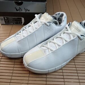 NIKE AIR JORDAN Team Elite II TE 2 White leather Basketball Shoes 310087-173 SIZ